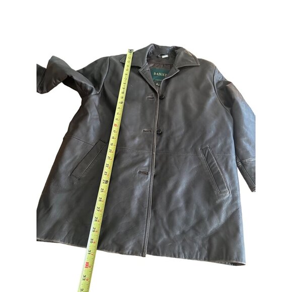 Danier Canada Thinsulate Leather Jacket With Removable Vest Warm Stylish Sz 6-8 - Picture 8 of 14